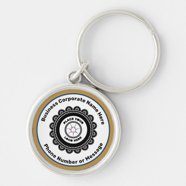 Logo Business Company Brand Promote Custom   Key Ring (Front)
