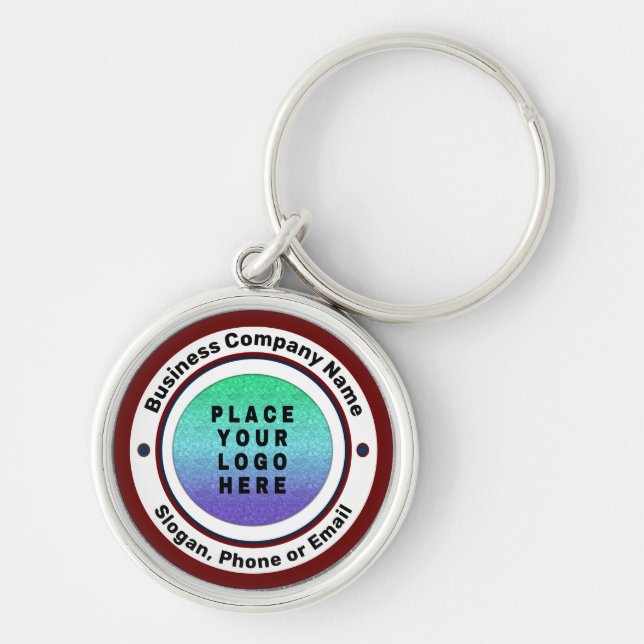 Logo Business Company Promotional Custom     Key Ring (Front)