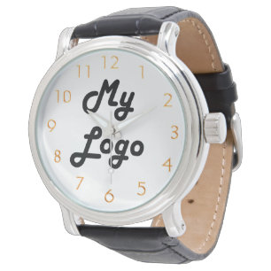 Logo business corporate black white watch