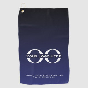 Logo Business Corporate Company Minimalist Golf Towel