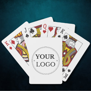Logo Business Corporate Company Minimalist Playing Cards