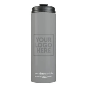 Logo   Business Corporate Company Minimalist Therm Thermal Tumbler