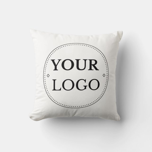 Logo Business Corporate Company Simple Cushion (Front)