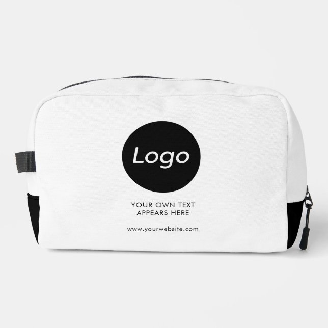 Logo business cosmetic promotional dopp kit (Front)