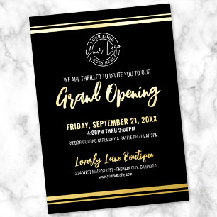Logo Business Grand Opening