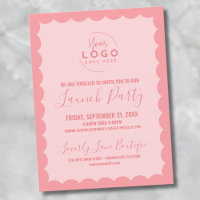 Logo Business Grand Opening Launch Party