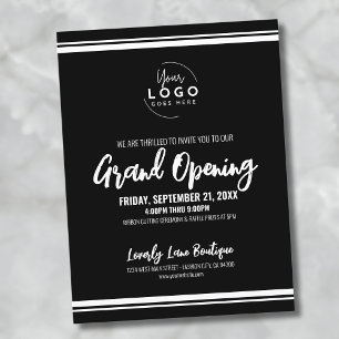 Logo Business Grand Opening Postcard