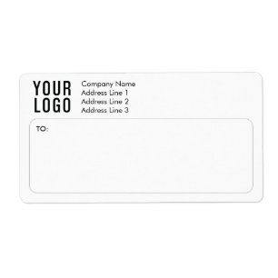 Logo Business Shipping Labels Return Address