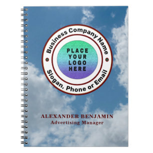 Logo Businesses Company Professional Personalise Notebook