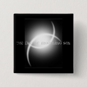 logo/button 15 cm square badge