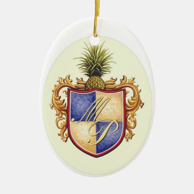 logo ceramic tree decoration (Front)