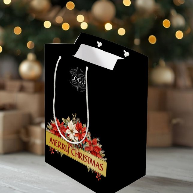 Logo Christmas Gift Bag (Corporate Logo Christmas Gift Bag)