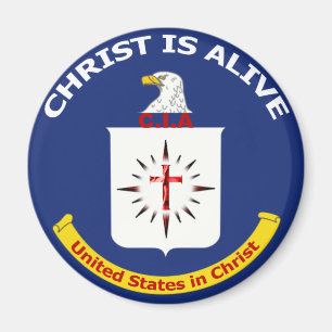 Logo CIA "Christ Is Alive" Magnet