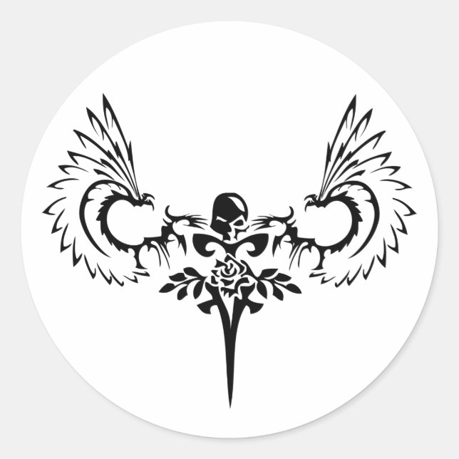 Logo Classic Round Sticker (Front)