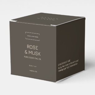 Logo Cosmetic Product with Qr code Favour Box