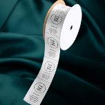 Logo Custom Business Garment Care Clothing Labels Satin Ribbon<br><div class="desc">Logo Custom Business Garment Care Clothing Labels Satin Ribbon Product Laundry Instruction Labels features your logo with space to add your own text such as your company tagline, website or additional text and custom text such as handmade, type of fabric or washing or care instructions in black on a white...</div>