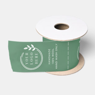 Logo Custom Business Garment Care Clothing Labels Satin Ribbon