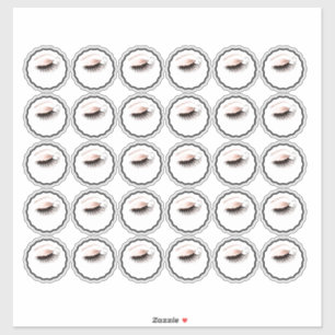 Logo Custom Eyes Lashes Beauty Studio Cosmetics