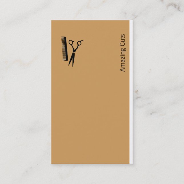 Logo (desert brown) business card (Front)