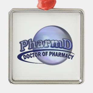 LOGO - DOCTOR OF PHARMACY METAL TREE DECORATION