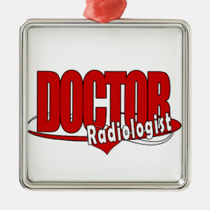 LOGO DOCTOR RADIOLOGIST METAL TREE DECORATION