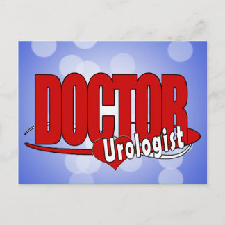 LOGO DOCTOR UROLOGIST POSTCARD