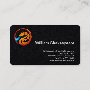 Logo Dragon Fire Business Card