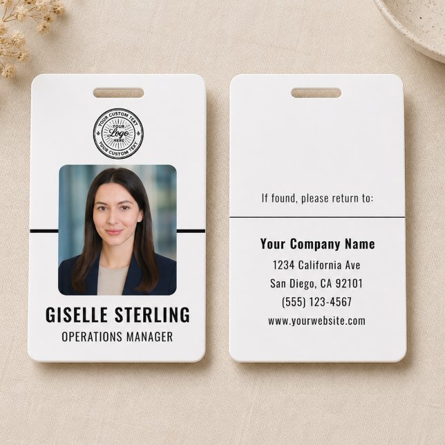 Logo Employee ID Card Badge (Creator Uploaded)