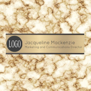 Logo Employee Long Title Office Door Signs