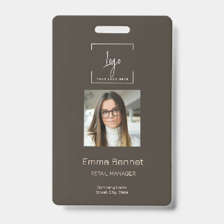 Logo Employee Photo ID Company  Badge