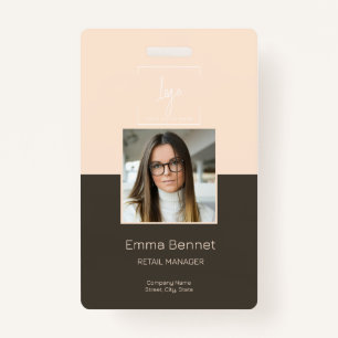Logo Employee Photo ID Company ID Badge