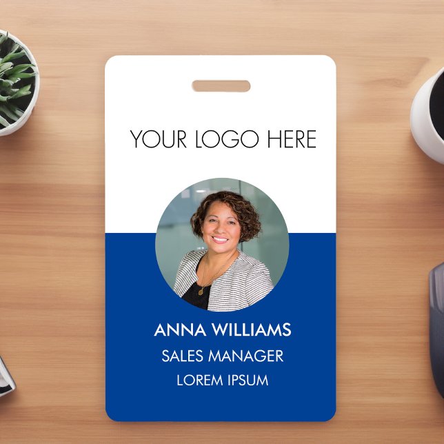 Logo employee round Photo ID ID Badge (Creator Uploaded)