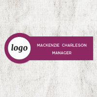 Logo Employee Staff Magenta Pink Business