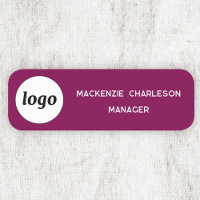 Logo Employee Staff Magenta Pink Business