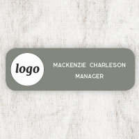 Logo Employee Staff Sage Green Business