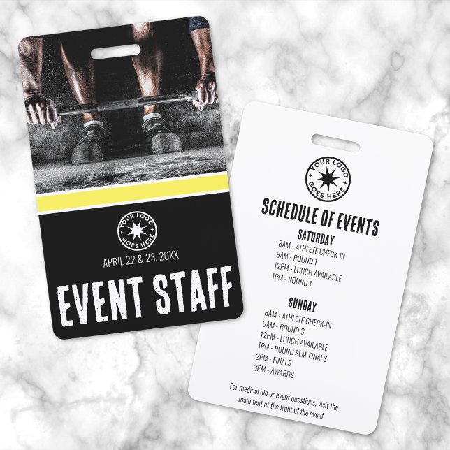 Logo Event Staff ID Badge (Logo Event Staff Badge)