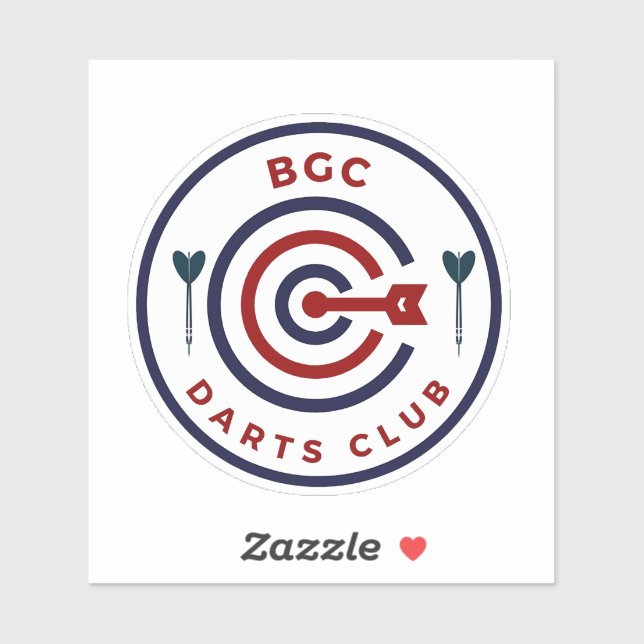 Logo For The BGC (Bonafacio Global City) Dart Club (Sheet)