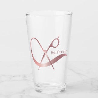 Logo Glass for Be. Parlour.