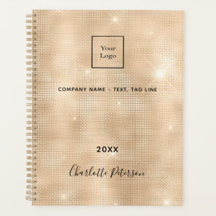 Logo gold name business planner