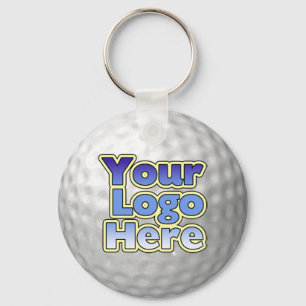 Logo Golf Ball Key Chain