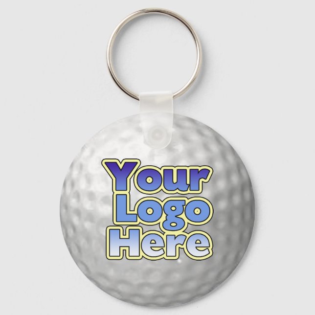 Logo Golf Ball Key Chain (Front)