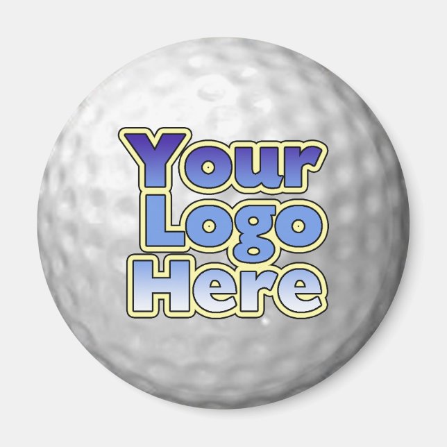 Logo Golf Ball Magnet (Front)
