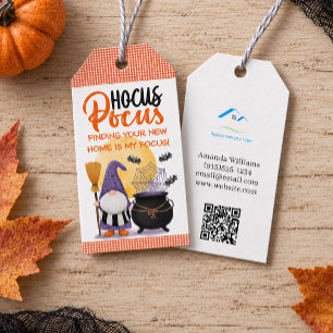 Logo Halloween Pop By Gift Tags