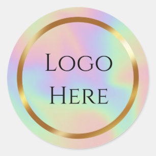 Logo Here  Classic Round Sticker