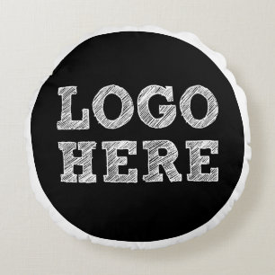 Logo Here Round Cushion