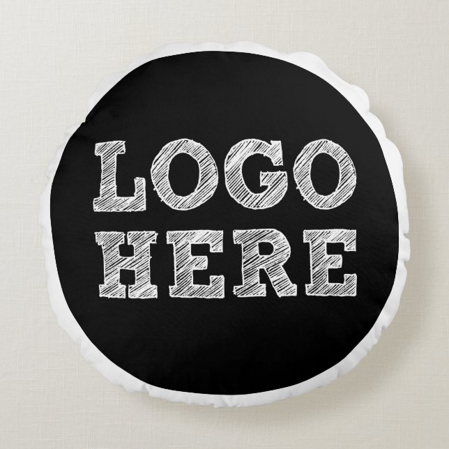 Logo Here Round Cushion (Front)
