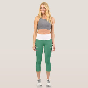Logo High Waisted Capris