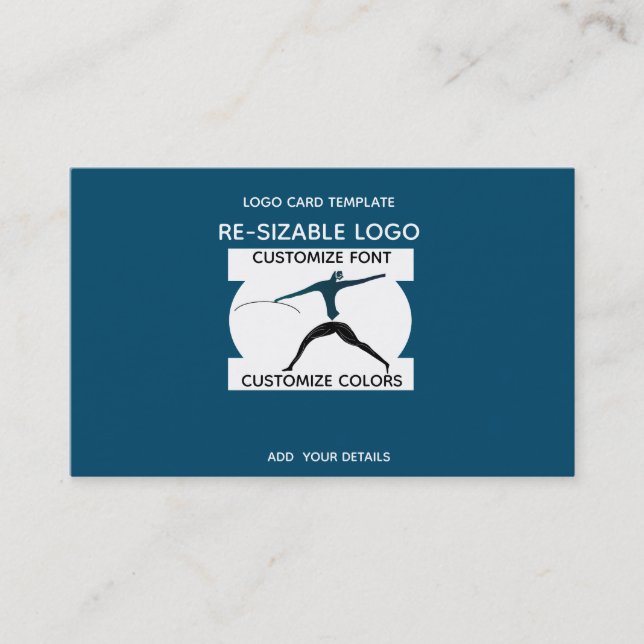 Logo Hunter Warrior Business Card (Front)