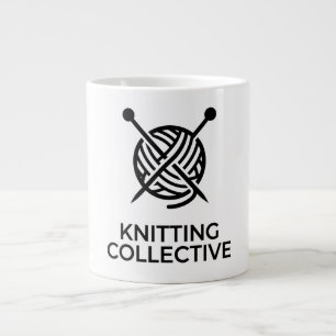 Logo Knitting Collective Ball of Yarn Large Coffee Mug