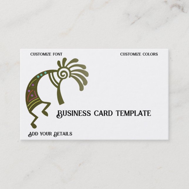 Logo Kokopelli Business Card (Front)